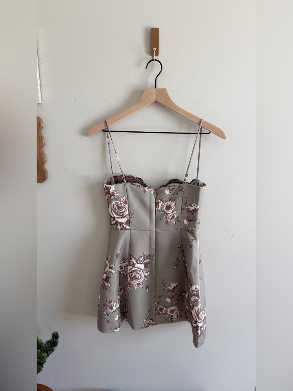 Showpo Sweetheart Fit & Flare Tulip Mini Dress in Botanical Bliss - Picture 12 of 13